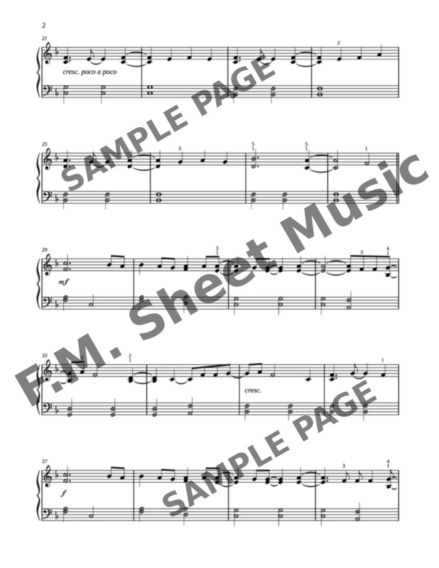 Easy on Me (Easy Piano) By Adele F.M. Sheet Music Pop Arrangements